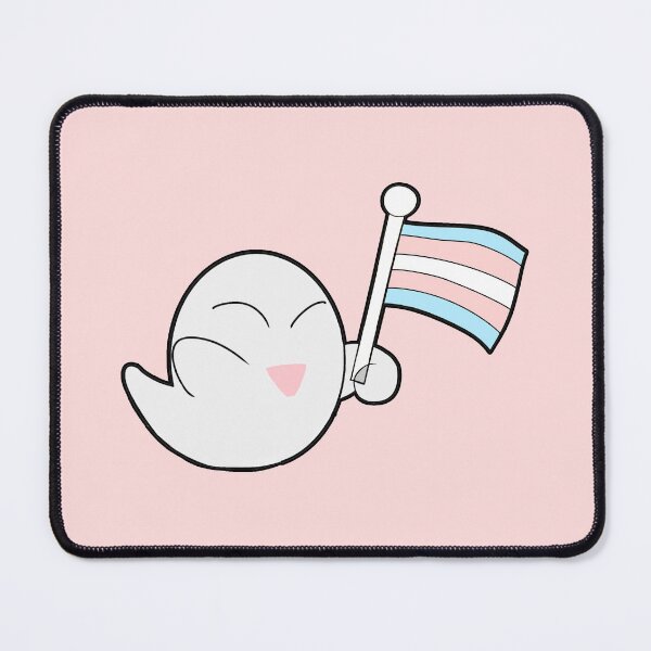 Item preview, Trans Pride Flag Ghost designed and sold by FunnyGayGuy.