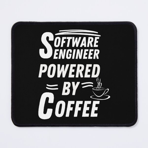 Item preview, Software engineer powered by coffee designed and sold by annoying-shirts.