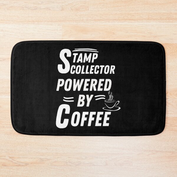 Item preview, Stamp collector powered by coffee designed and sold by annoying-shirts.
