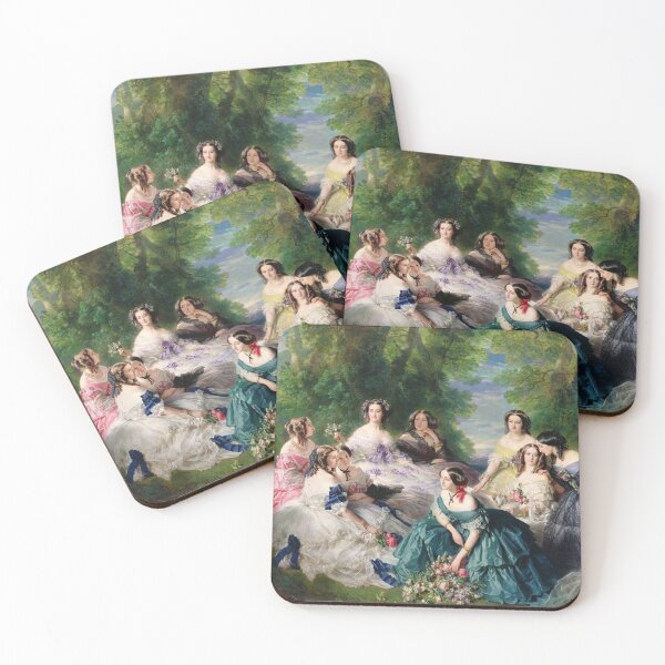 Item preview, Empress Eugénie surrounded by her Ladies in waiting (1855) - Franz Xaver Winterhalter designed and sold by SALON DES ARTS.