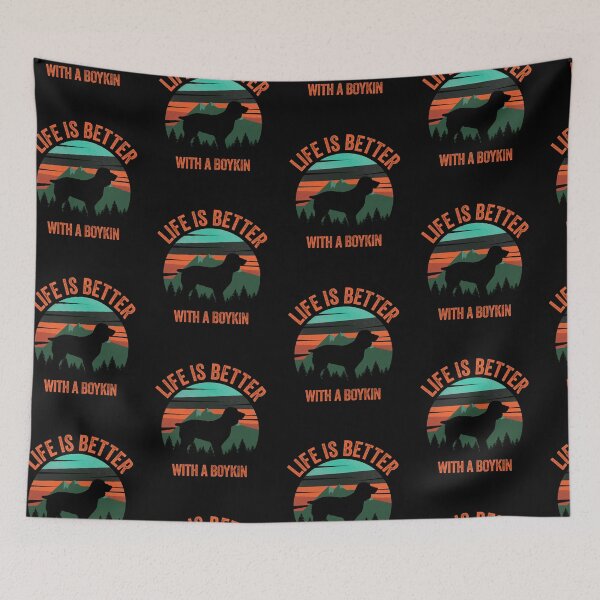 Item preview, Life Is Better With A Boykin Vintage Green Dog Gift  designed and sold by Guarddogdrive.