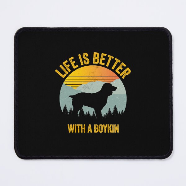 Item preview, Life Is Better With A Boykin Sunny Vintage Dog Gift  designed and sold by Guarddogdrive.