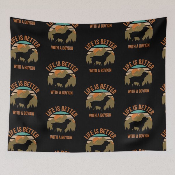 Item preview, Life Is Better With A Boykin Mountains Vintage Dog Gift  designed and sold by Guarddogdrive.