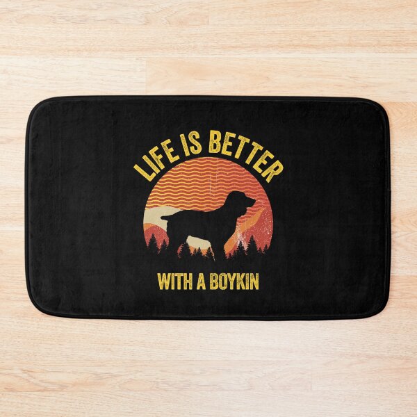 Item preview, Life Is Better With A Boykin Wavy Lines Vintage Dog Gift  designed and sold by Guarddogdrive.