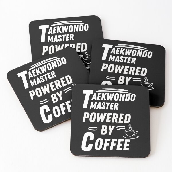 Item preview, Taekwondo master powered by coffee designed and sold by annoying-shirts.