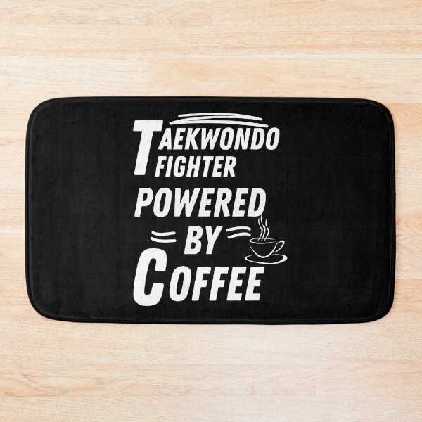 Item preview, Taekwondo fighter powered by coffee designed and sold by annoying-shirts.