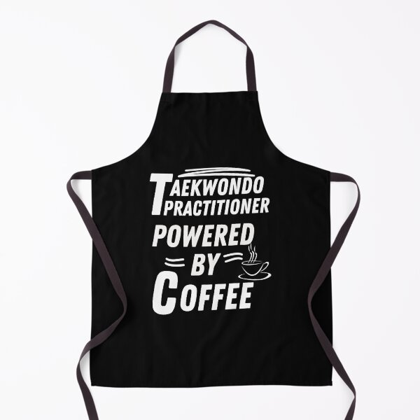 Item preview, Taekwondo practitioner powered by coffee designed and sold by annoying-shirts.