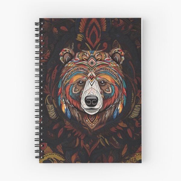 Item preview, Indian Tribal Colorful Bear designed and sold by twisted-dot.