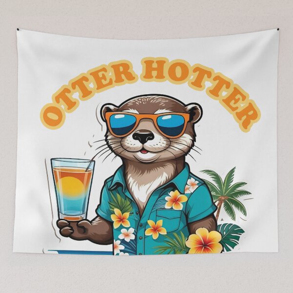 Item preview, OTTER HOTTER BEACH designed and sold by aliraweb.