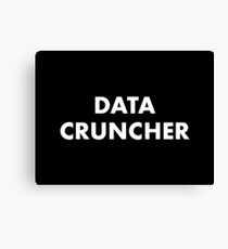 Data Cruncher Canvas Print
