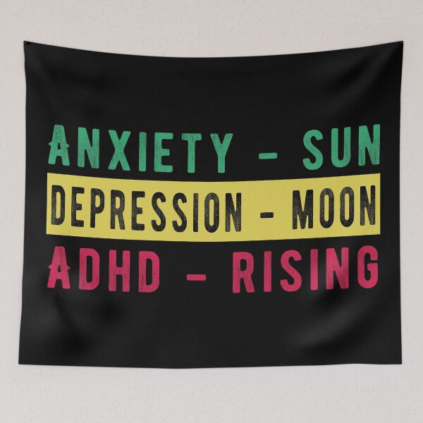 Item preview, Mental illness chart designed and sold by onemoremask.