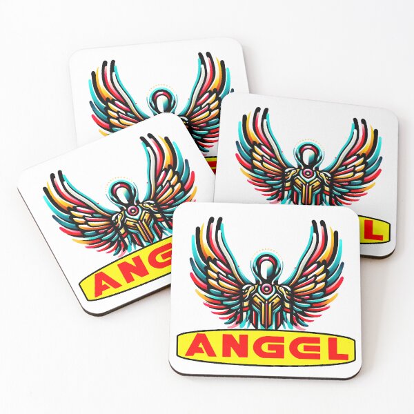 Item preview, Abstract angel with TEXT - color illustration designed and sold by AD-Digital-Art.