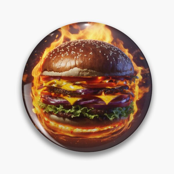 Item preview, Fire-Grilled Burger Logo designed and sold by Sadia  Jannat.