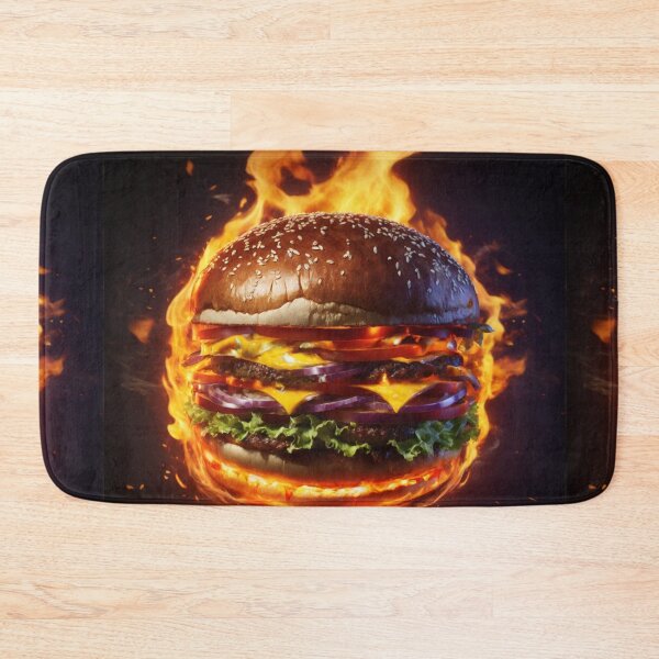 Item preview, Fire-Grilled Burger Logo designed and sold by Sadia  Jannat.