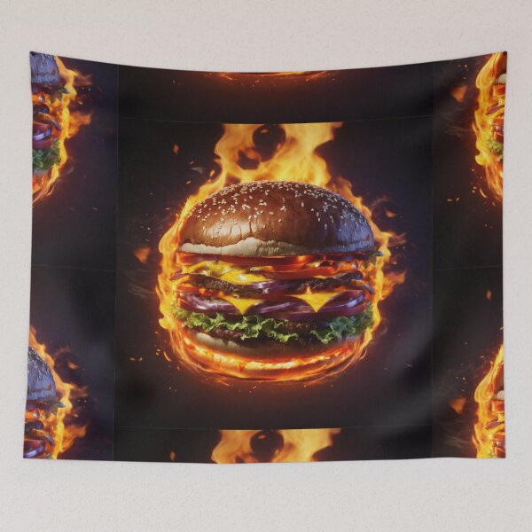 Item preview, Fire-Grilled Burger Logo designed and sold by Sadia  Jannat.