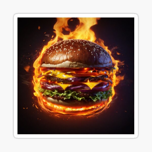 Item preview, Fire-Grilled Burger Logo designed and sold by Sadia  Jannat.