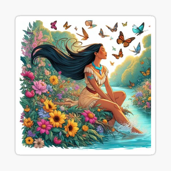 Item preview, Pocahontas at the bend of the river designed and sold by manonenfleurs.