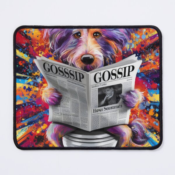Item preview, A reading dog. designed and sold by MyHappyArtShop.