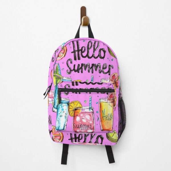 Item preview, "Hello Summer" Summer Cocktail Life Saying designed and sold by redask2me.
