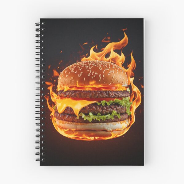 Item preview,  Flame-Cooked Burger Logo designed and sold by Sadia  Jannat.