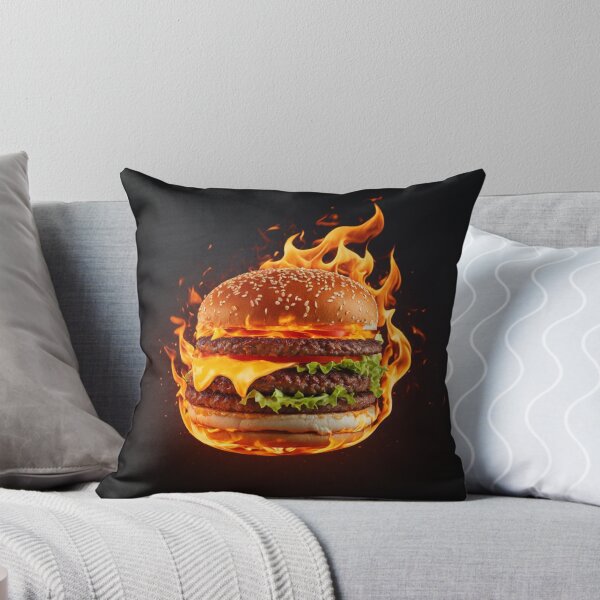 Item preview,  Flame-Cooked Burger Logo designed and sold by Sadia  Jannat.