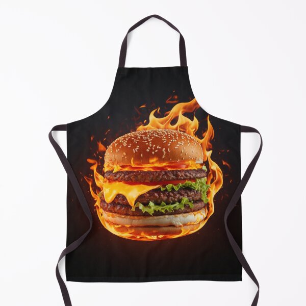 Item preview,  Flame-Cooked Burger Logo designed and sold by Sadia  Jannat.
