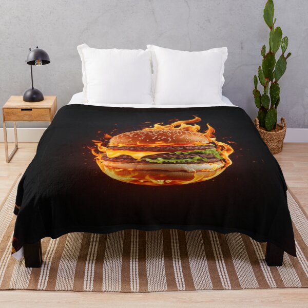 Item preview,  Flame-Cooked Burger Logo designed and sold by Sadia  Jannat.