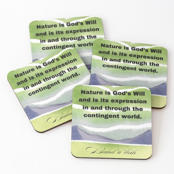 Item preview, God's Nature of Bahai Quote designed and sold by BahaiExchangePR.