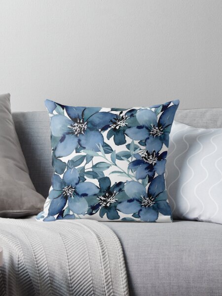 Item preview, Blue Flowers designed and sold by TrendyLeeLee.