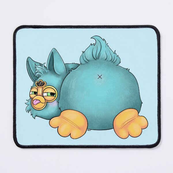 Item preview, Squinty Eyes Blue Booty Furby designed and sold by BlueLocketeer.