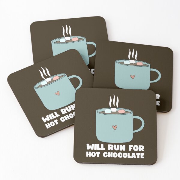 Item preview, Funny Hot Chocolate Lover Will Run For Hot Chocolate designed and sold by Benchamart.