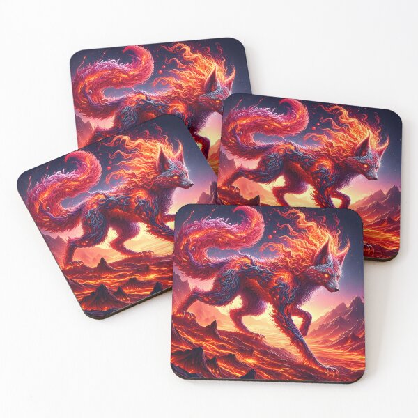 Item preview, Lava Fire Fox, Ai Generated Art  designed and sold by ACC .