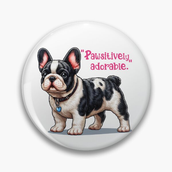 Item preview, Long Coat French Bulldog Pawsitive designed and sold by DogArtGallery.