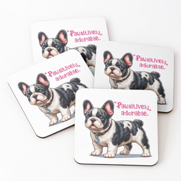 Item preview, Long Coat French Bulldog Pawsitive designed and sold by DogArtGallery.