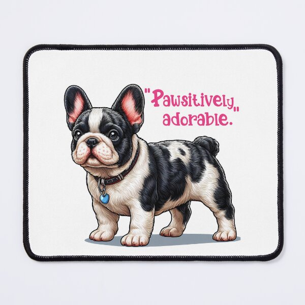 Item preview, Long Coat French Bulldog Pawsitive designed and sold by DogArtGallery.
