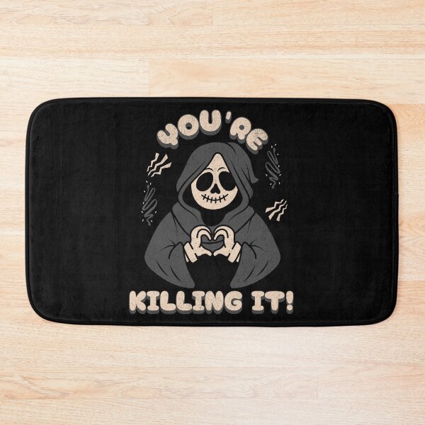 Item preview, You're Killing It - Cute Positive Grim Reaper Dark Humour Gift  designed and sold by InkyGenies.