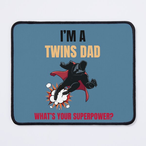 Item preview, Twins Dad Fathers Day Superhero Twin Father designed and sold by MomentumCloset.