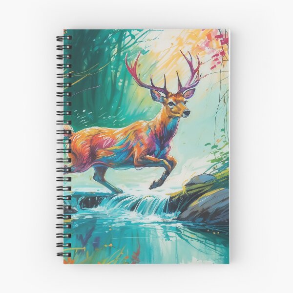 Item preview, A deer crossing the river designed and sold by CreativPurpose.