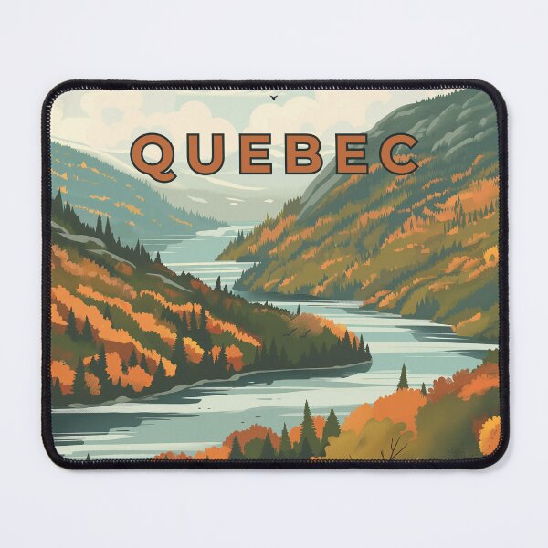 Item preview, Quebec Wilderness Travel Poster designed and sold by YegMark.