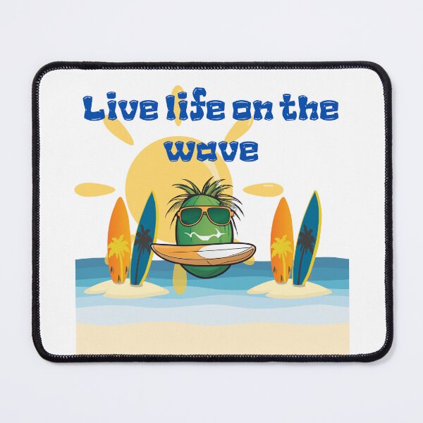 Item preview, Beach coconut with surfboards designed and sold by Yeyishop.