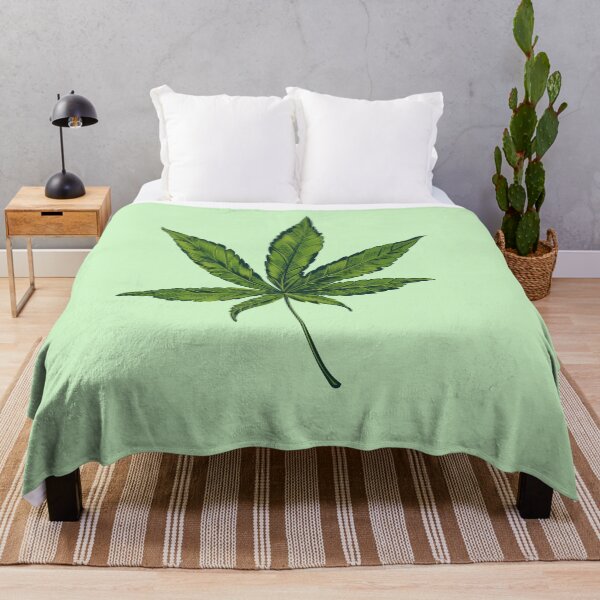 Item preview, Hand drawn cannabis leaf designed and sold by FleurDesign.