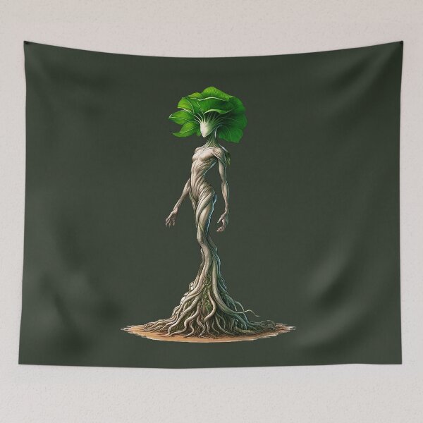 Item preview, Nature Goddess, Fantasy Art Sticker designed and sold by Digital-Lys.