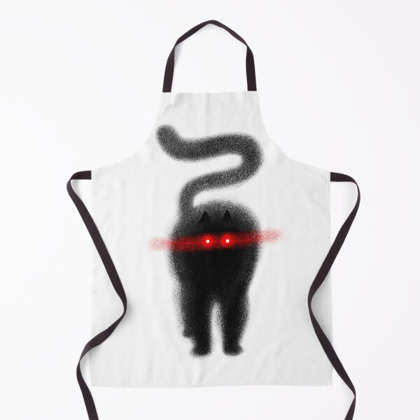 Item preview, Black cat, cat silhouette, glowing eyes designed and sold by noico.