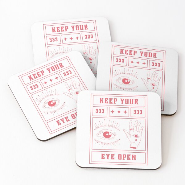 Item preview, Keep Your Eye Open 333 Aesthetic Poster designed and sold by Nina Blair.