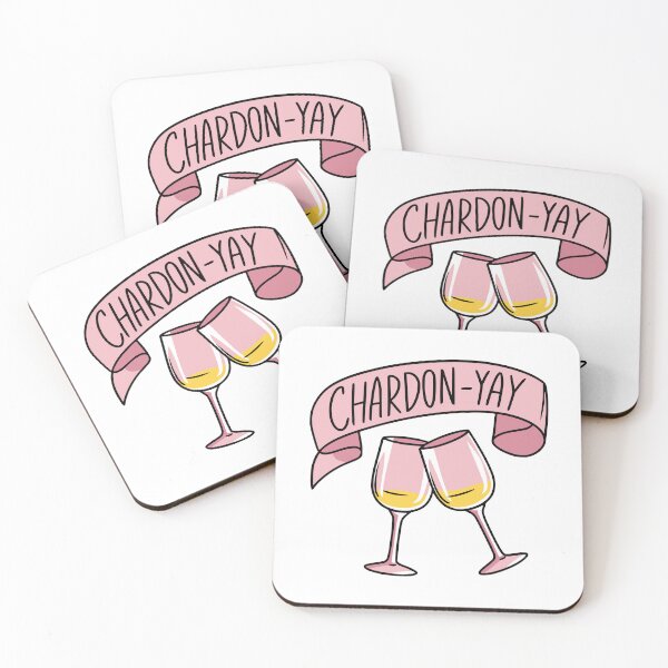 Item preview, Chardon-YAY Pink Chardonnay Wine designed and sold by PMCreative.