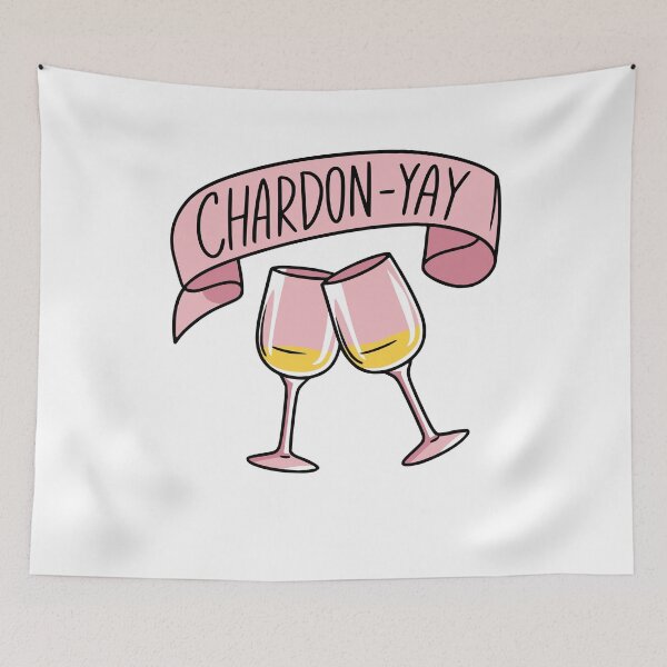 Artikelvorschau, Chardon-YAY Rosé-Chardonnay-Wein entworfen und verkauft von PMCreative.