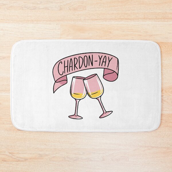 Item preview, Chardon-YAY Pink Chardonnay Wine designed and sold by PMCreative.