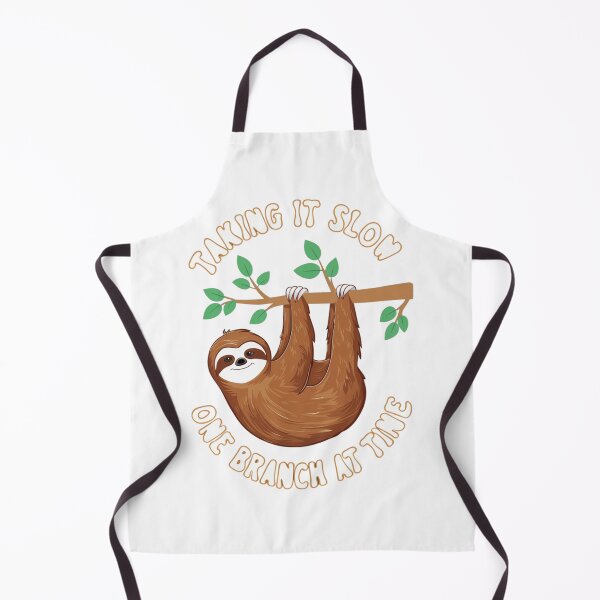 Item preview, The sloth perches on the branch. Stick with the words Taking it Slow, One Branch at a Time designed and sold by ploen kongsuwan.