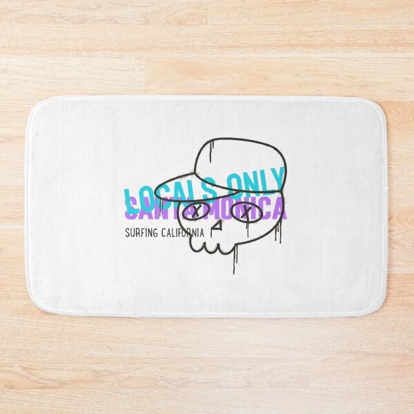 Item preview, Locals Only Santa Monica Surfing California designed and sold by GrufTee.