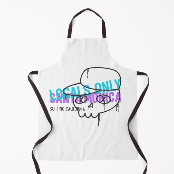 Item preview, Locals Only Santa Monica Surfing California designed and sold by GrufTee.
